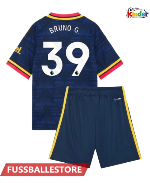 Günstige Arsenal Bruno Guimaraes #39 Auswärts Trikotsatzt Kinder 2026-27 Kurzarm (+ Kurze Hosen)